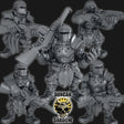 Holy Warriors with Rifles Miniature | - Tabletop RPG & D&D miniature. Perfect for wargaming &