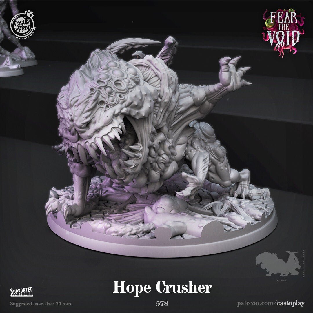 Hope Crusher Void Monster Miniature - CP9.578 Crusher - 