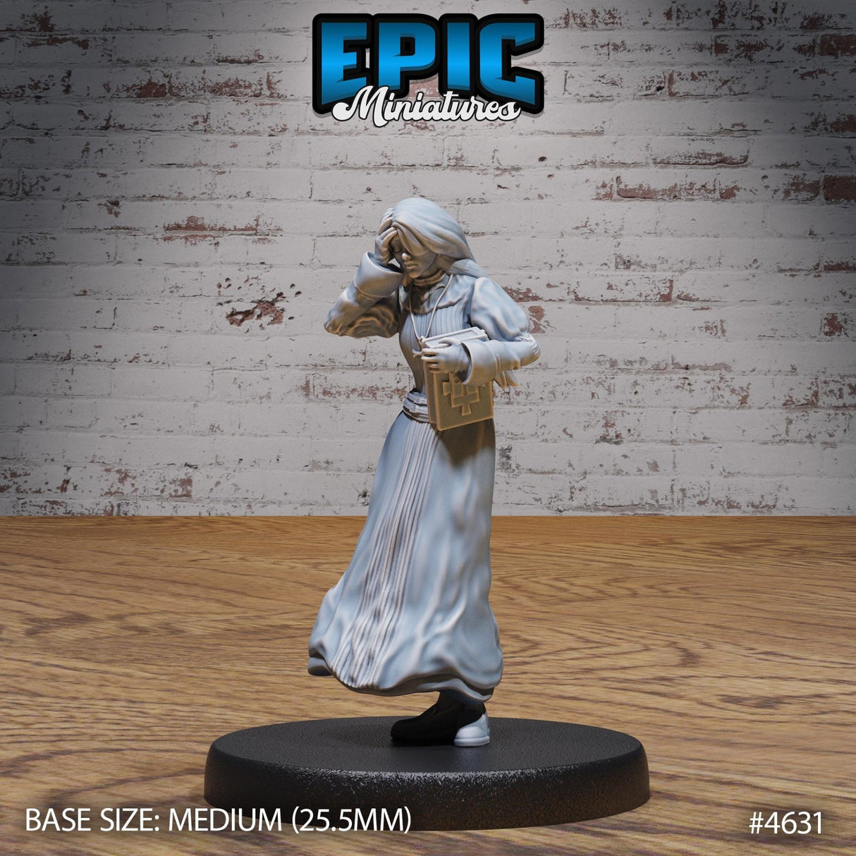 Horror Possessed Nun Miniature | 4631 - Tabletop RPG & D&D miniature. Perfect for wargaming & collectors