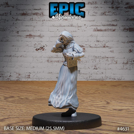 Horror Possessed Nun Miniature | 4631 - Tabletop RPG & D&D miniature. Perfect for wargaming & collectors