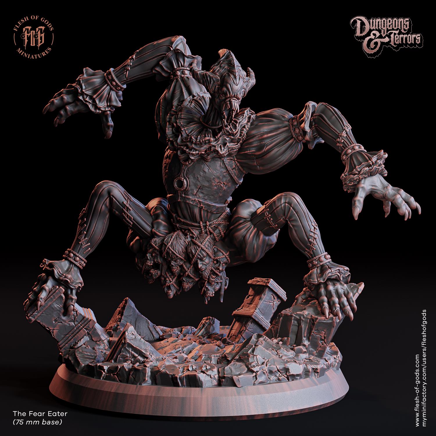 Horror undead Encounter Miniature - The Fear Eater - 32mm