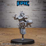 Horsefolk Monk Miniature | B - Tabletop RPG & D&D miniature. Perfect for wargaming & collectors