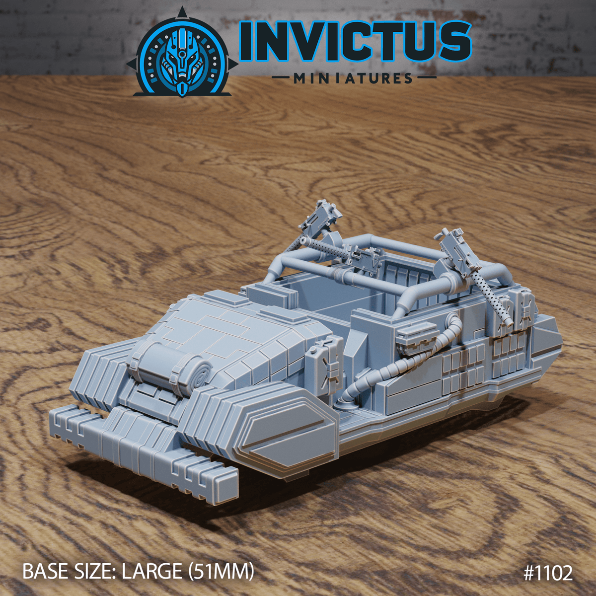 Hover Scout Car Miniature | A - Tabletop RPG & D&D miniature. Perfect for wargaming & collectors