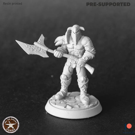 Human Bandit Leader Miniature | B - Tabletop RPG & D&D miniature. Perfect for wargaming & collectors