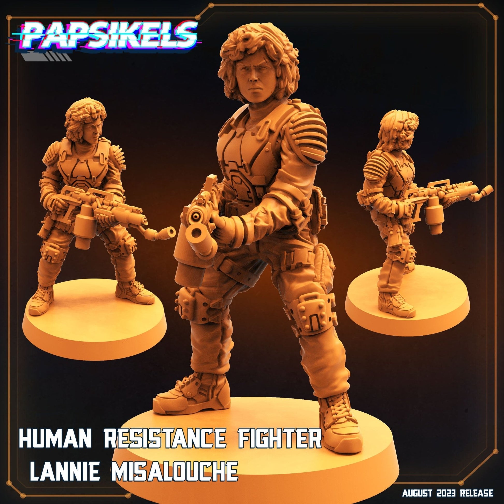 Human Colonial Marine Miniature - Marine 6 - 32mm