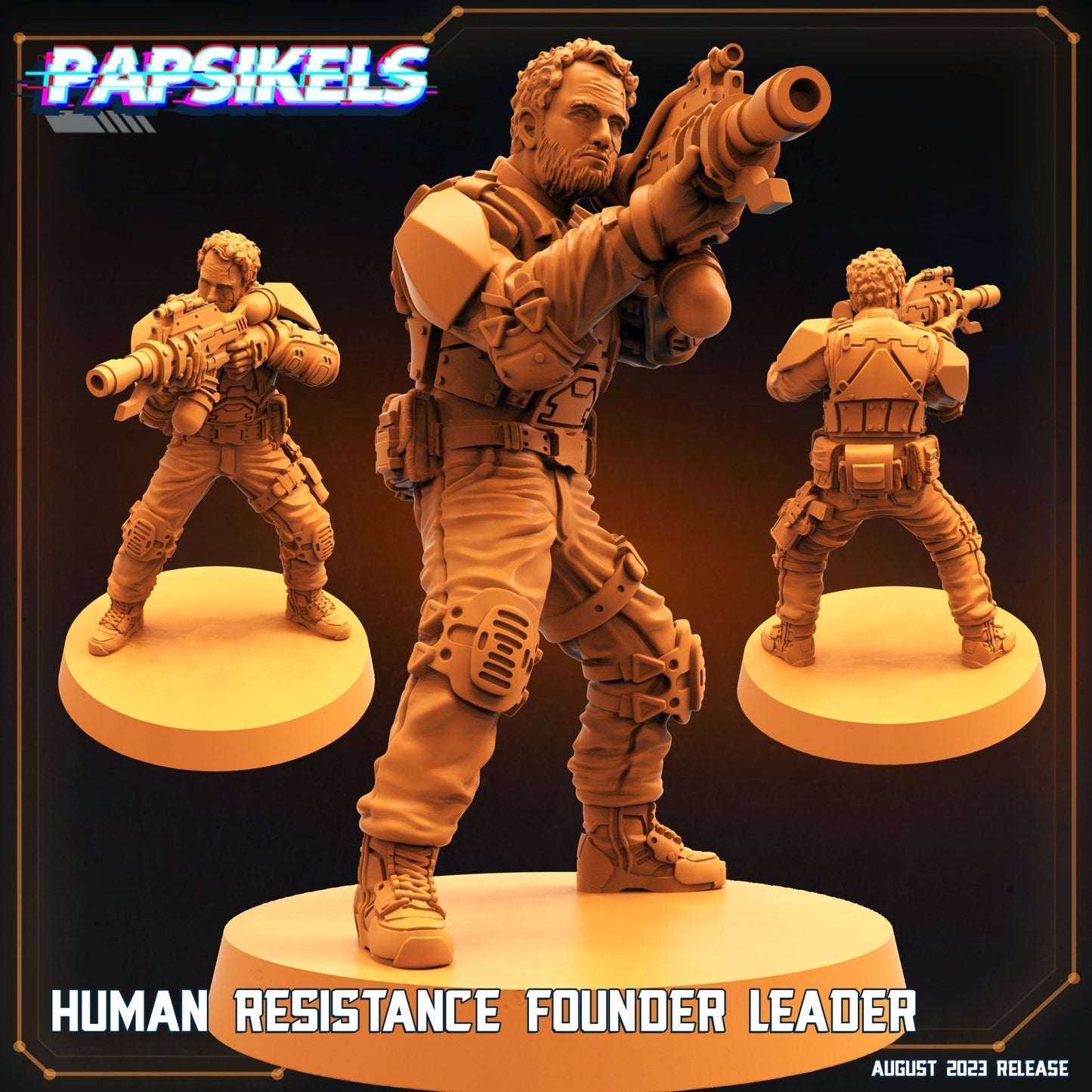 Human Colonial Marine Miniature - Marine 7 - 32mm