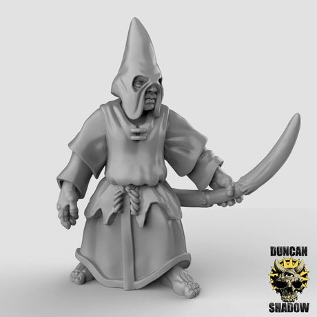 Human Cultist Miniature | A - Tabletop RPG & D&D miniature. Perfect for wargaming & collectors