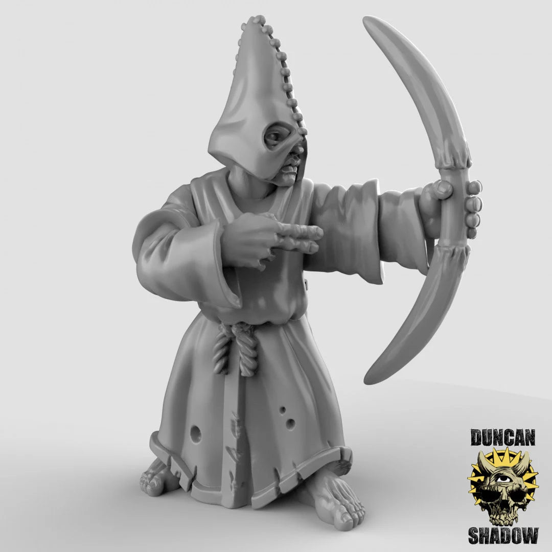 Human Cultist Miniature | C - Tabletop RPG & D&D miniature. Perfect for wargaming & collectors