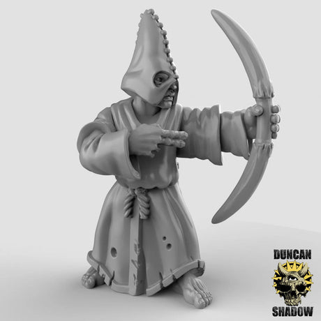 Human Cultist Miniature | C - Tabletop RPG & D&D miniature. Perfect for wargaming & collectors