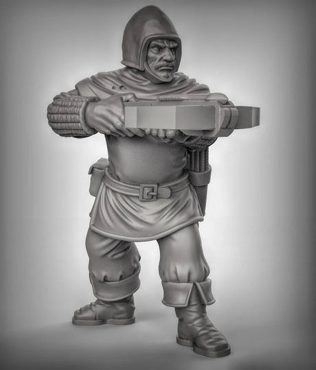 Human Guard crossbowmen set | A - Tabletop RPG & D&D miniature. Perfect for wargaming & collectors