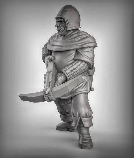 Human Guard crossbowmen set | B - Tabletop RPG & D&D miniature. Perfect for wargaming & collectors