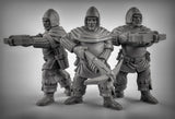 Human Guard crossbowmen set | Set of 3 - Tabletop RPG & D&D miniature. Perfect for wargaming & collectors