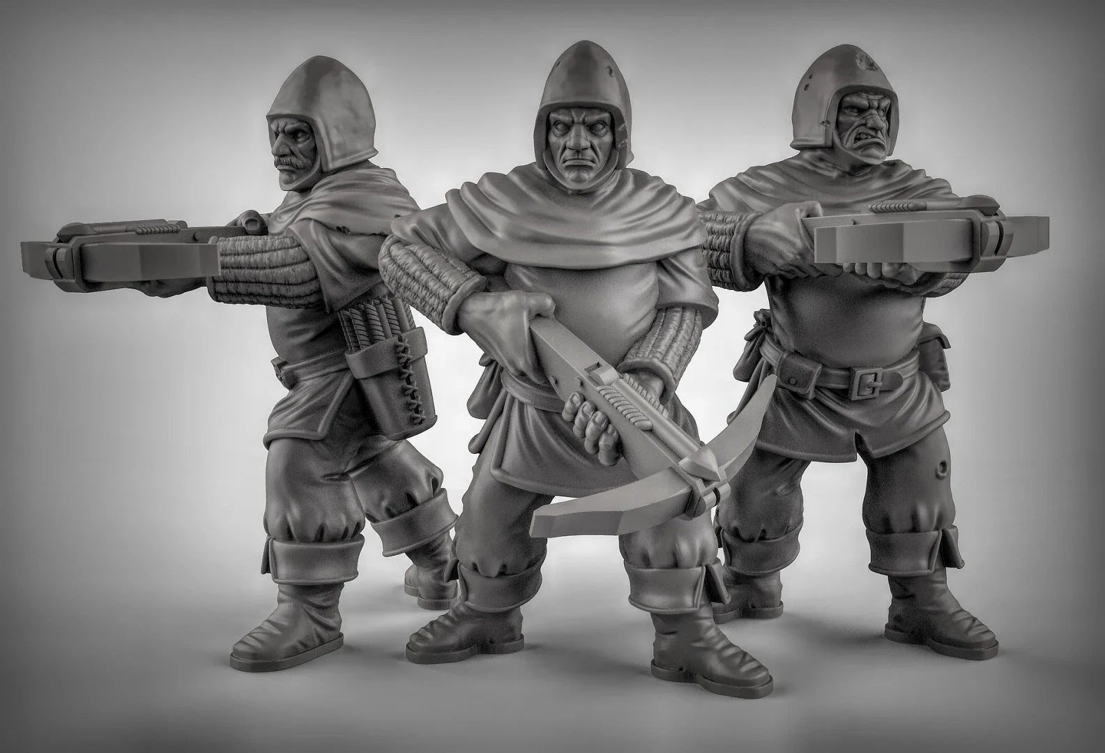 Human Guard Miniature - Set of 3 - 28mm