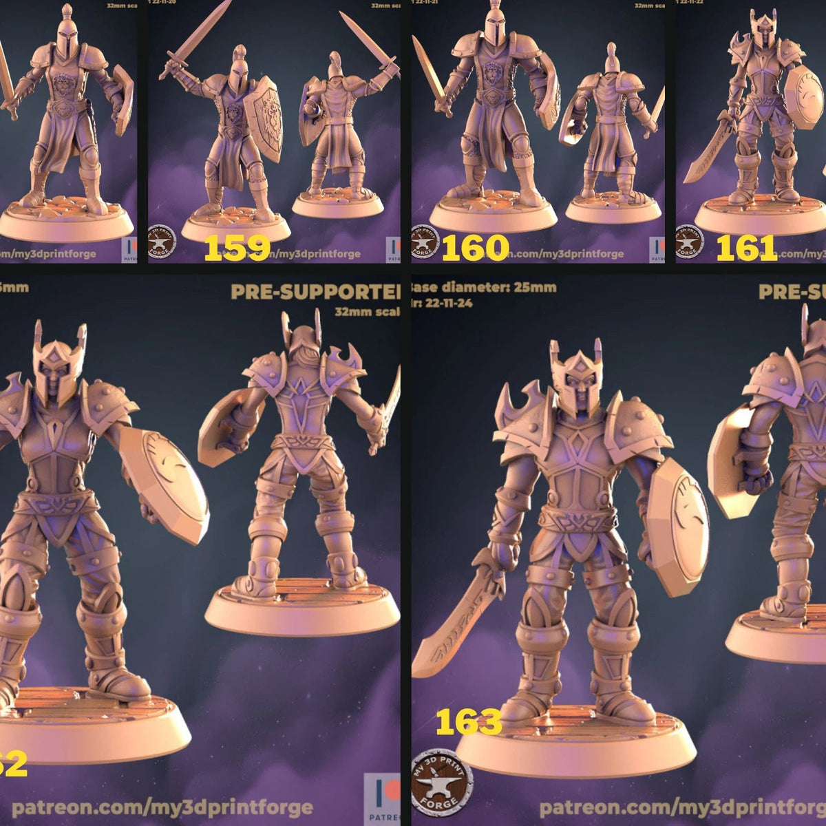 Human Guard Miniature | City Watch Fighter for D&D & Pathfinder ...