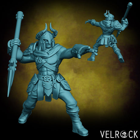 Human Hunter Miniature | A - Tabletop RPG & D&D miniature. Perfect for wargaming & collectors