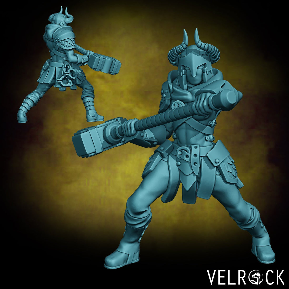 Human Hunter Miniature | F - Tabletop RPG & D&D miniature. Perfect for wargaming & collectors