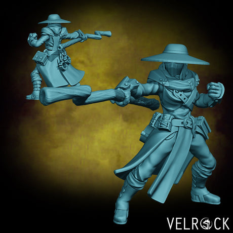 Human Hunter Miniature | I - Tabletop RPG & D&D miniature. Perfect for wargaming & collectors