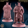 Human King Miniature | A - Tabletop RPG & D&D miniature. Perfect for wargaming & collectors