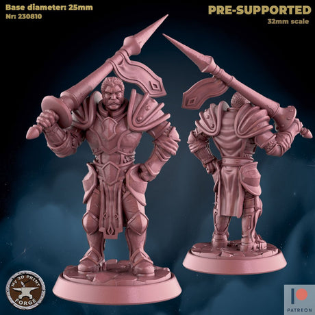 Human King Miniature | B - Tabletop RPG & D&D miniature. Perfect for wargaming & collectors