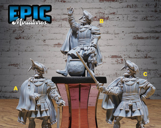 Human Musketeer Miniature - Set of 3 - 28mm