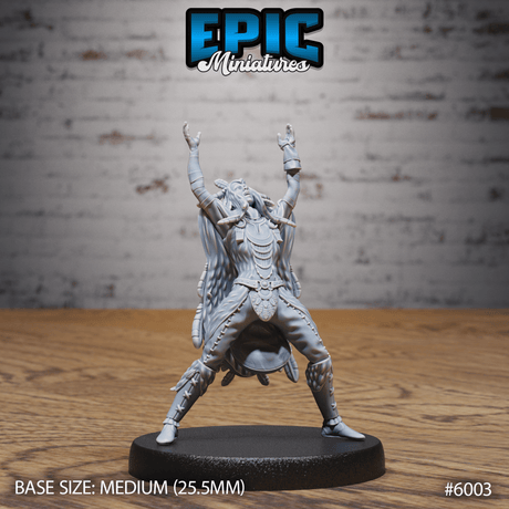 Human native indian Shaman Miniature | 6003 - Tabletop RPG & D&D miniature. Perfect for wargaming & collectors