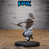 Human Native indian tribal Miniature | 6010 - Tabletop RPG & D&D miniature. Perfect for wargaming & collectors
