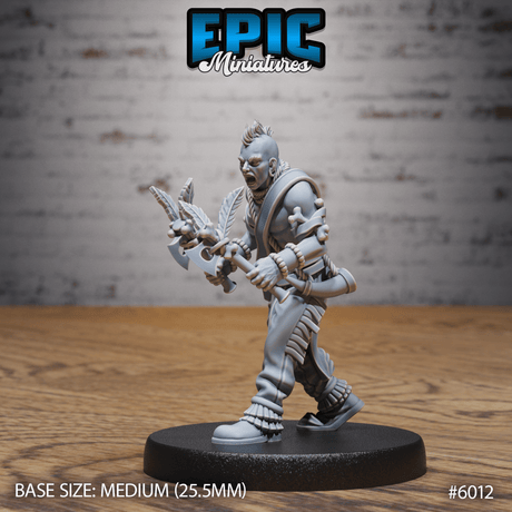 Human Native indian tribal Miniature | 6012 - Tabletop RPG & D&D miniature. Perfect for wargaming & collectors