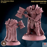 Human Paladins Miniature | A - Tabletop RPG & D&D miniature. Perfect for wargaming & collectors