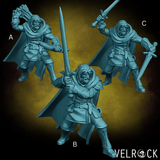 Human Ranger Miniature - Set of 3 - 28mm
