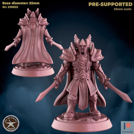 Human Royalist Miniature | B - Tabletop RPG & D&D miniature. Perfect for wargaming & collectors