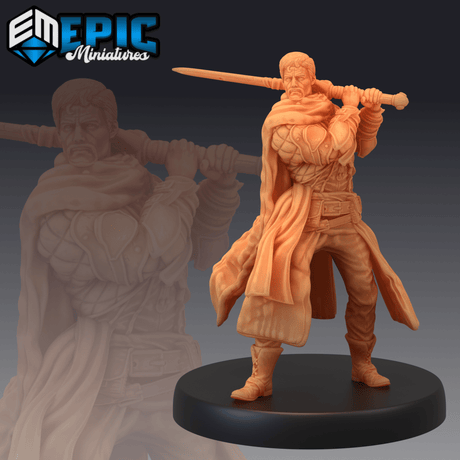 Human Thieves Miniature | B - Tabletop RPG & D&D miniature. Perfect for wargaming & collectors