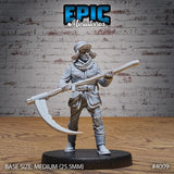 Human Villager NPC Miniature | 4009 - Tabletop RPG & D&D miniature. Perfect for wargaming & collectors