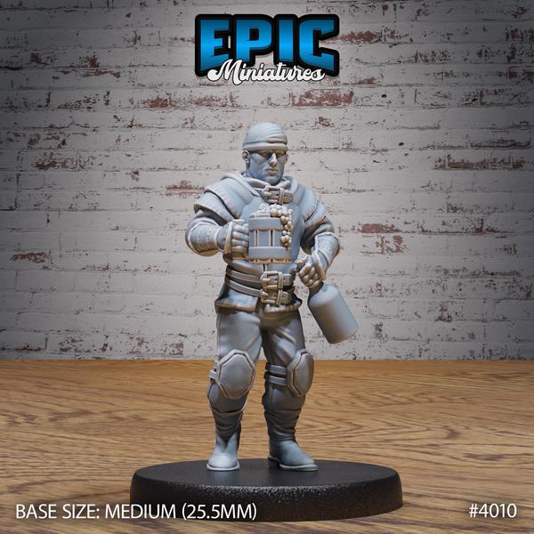 Human Villager NPC Miniature | 4010 - Tabletop RPG & D&D miniature. Perfect for wargaming & collectors