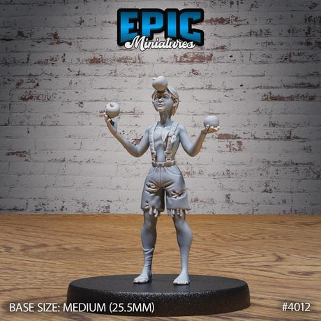 Human Villager NPC Miniature | 4012 - Tabletop RPG & D&D miniature. Perfect for wargaming & collectors