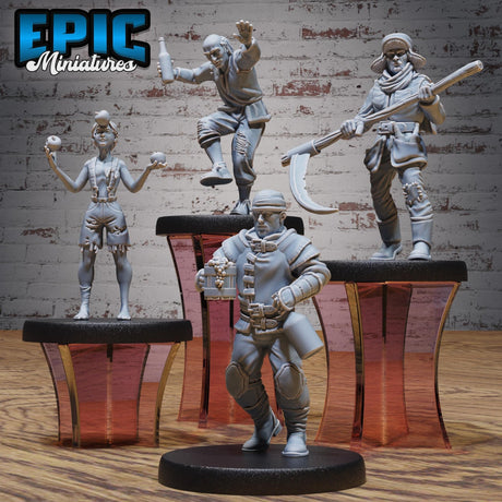Human Villager NPC Miniature | Full Set All Models - Tabletop RPG & D&D miniature. Perfect for wargaming & collectors
