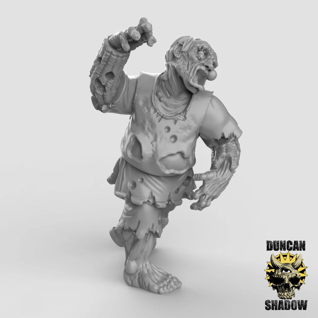 Human Zombies Miniature - B - 28mm