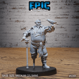 Hut Owner Miniature | B - Tabletop RPG & D&D miniature. Perfect for wargaming & collectors