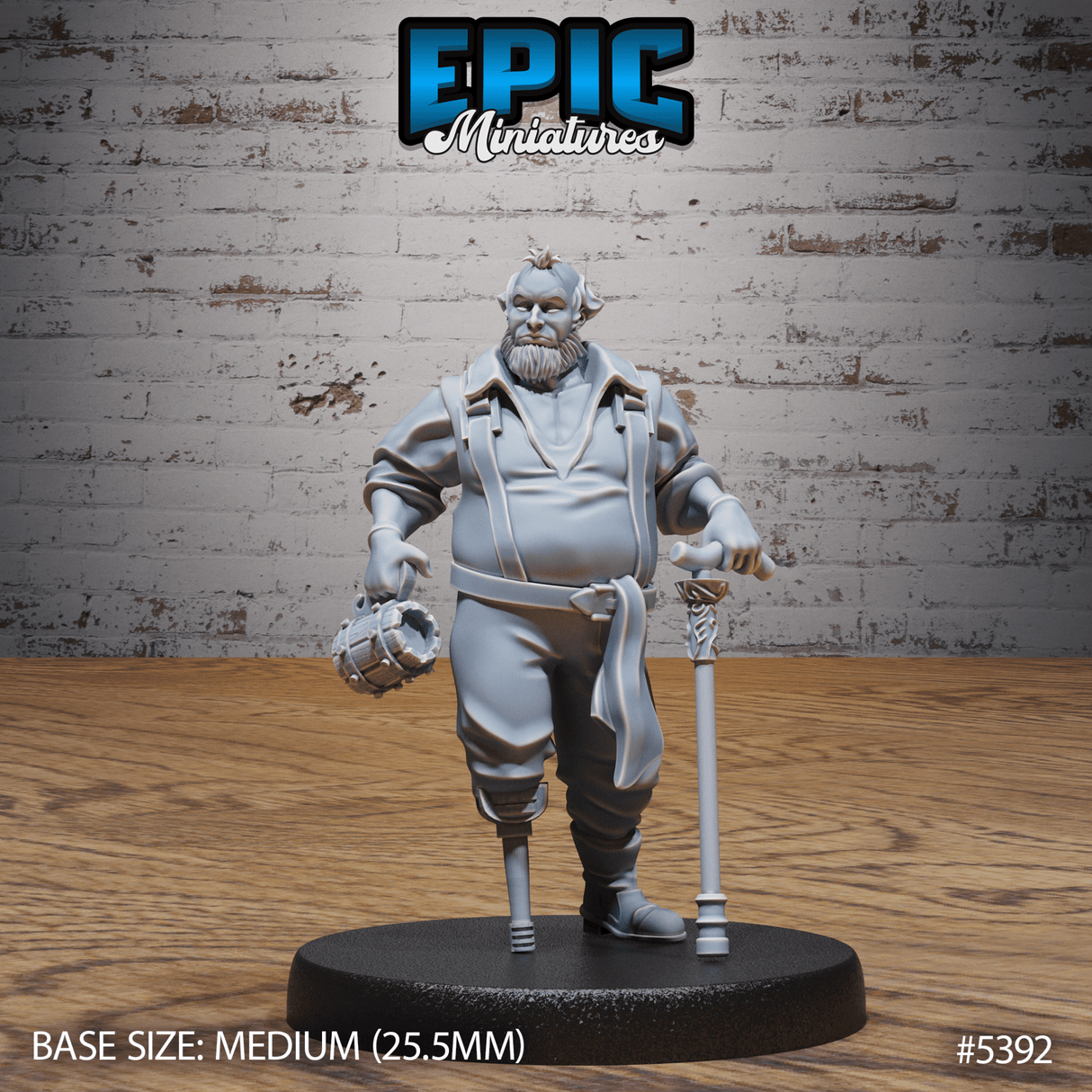 Hut Owner Miniature | C - Tabletop RPG & D&D miniature. Perfect for wargaming & collectors