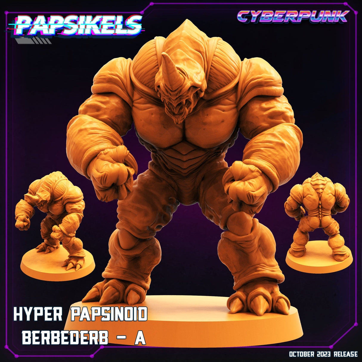 Hyper Papsinoid Berbederb Miniature | Berbederb A - Tabletop RPG & D&D miniature. Perfect for wargaming & collectors