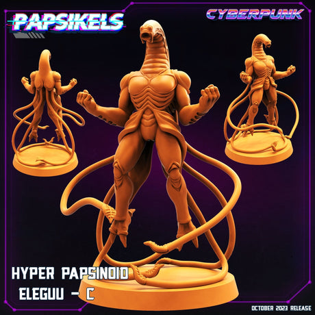 Hyper Papsinoid Elguu Miniature | Eleguu C - Tabletop RPG & D&D miniature. Perfect for wargaming & collectors