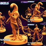 Hyper Papsinoid Elguu Miniature | Full Set All Models - Tabletop RPG & D&D miniature. Perfect for wargaming & collectors