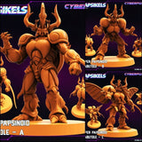 Hyper Papsinoid Kabutole Miniature | Full Set All Models - Tabletop RPG & D&D miniature. Perfect for wargaming & collectors