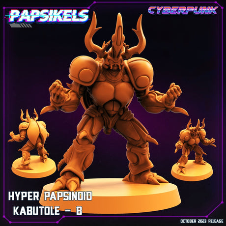 Hyper Papsinoid Kabutole Miniature | Kabutole B - Tabletop RPG & D&D miniature. Perfect for wargaming & collectors