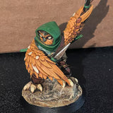 Owl Folk Fighter Miniature | A - Tabletop RPG & D&D miniature. Perfect for wargaming & collectors