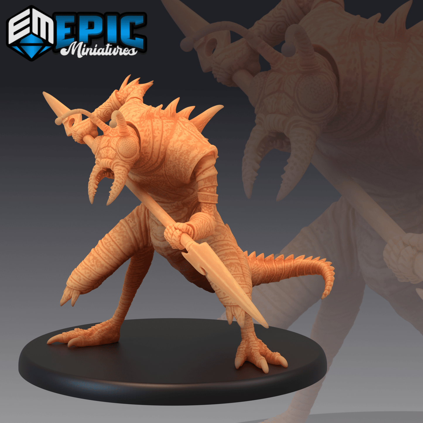 Ice Devil Miniature - A - 28mm