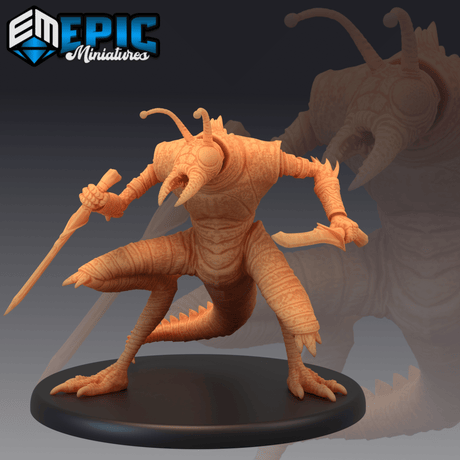 Ice Devil Miniature | B - Tabletop RPG & D&D miniature. Perfect for wargaming & collectors