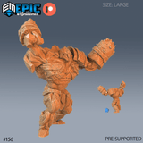Ice Golem Miniature | B - Tabletop RPG & D&D miniature. Perfect for wargaming & collectors