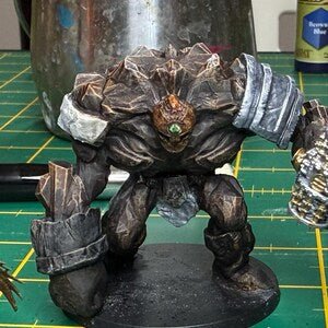 Ice Golem Miniature | Set of 3 - Tabletop RPG & D&D miniature. Perfect for wargaming & collectors
