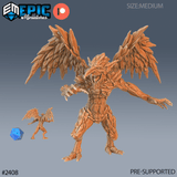Ice Mephit Miniature | A - Tabletop RPG & D&D miniature. Perfect for wargaming & collectors