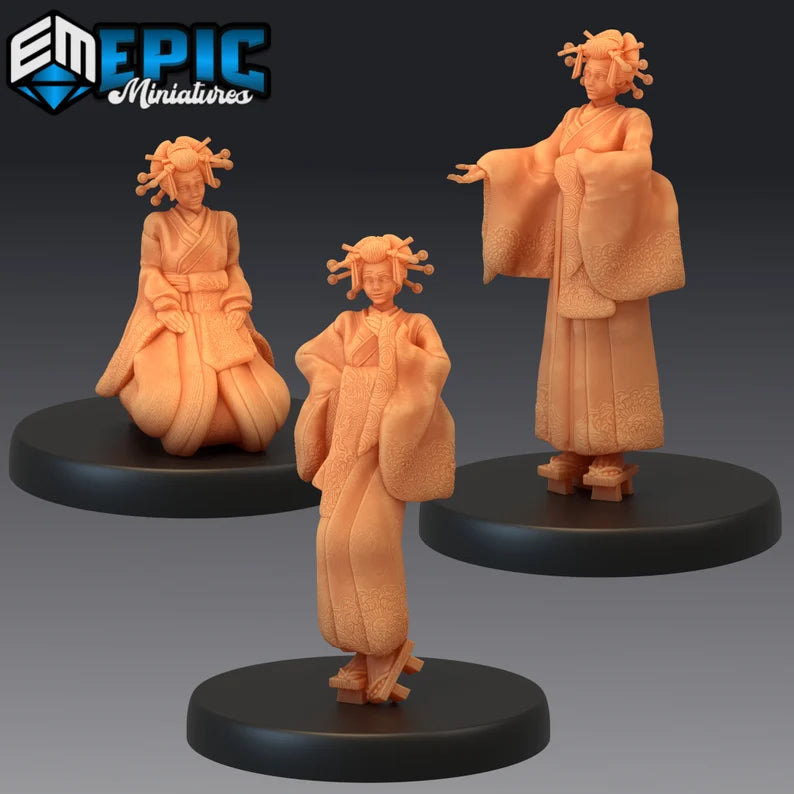 Geisha Spirit NPC Miniature